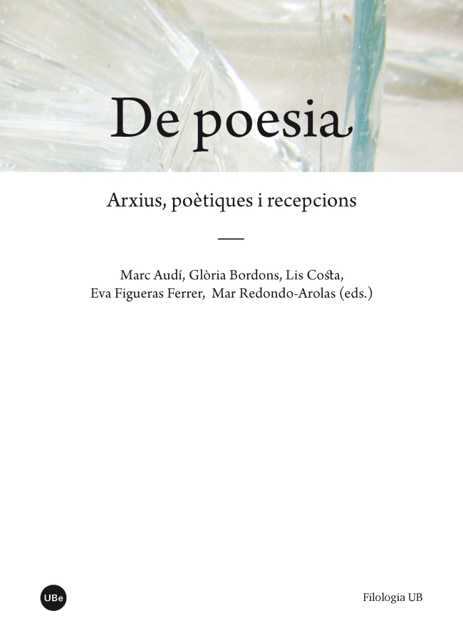 De poesia. Arxius, poètiques i recepcions (eBook)