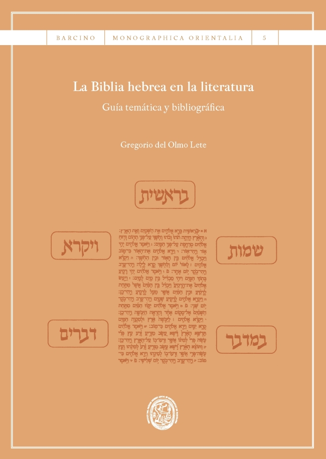 Biblia hebrea en la literatura moderna. GuÃ­a temÃ¡tica y bibliogrÃ¡fica