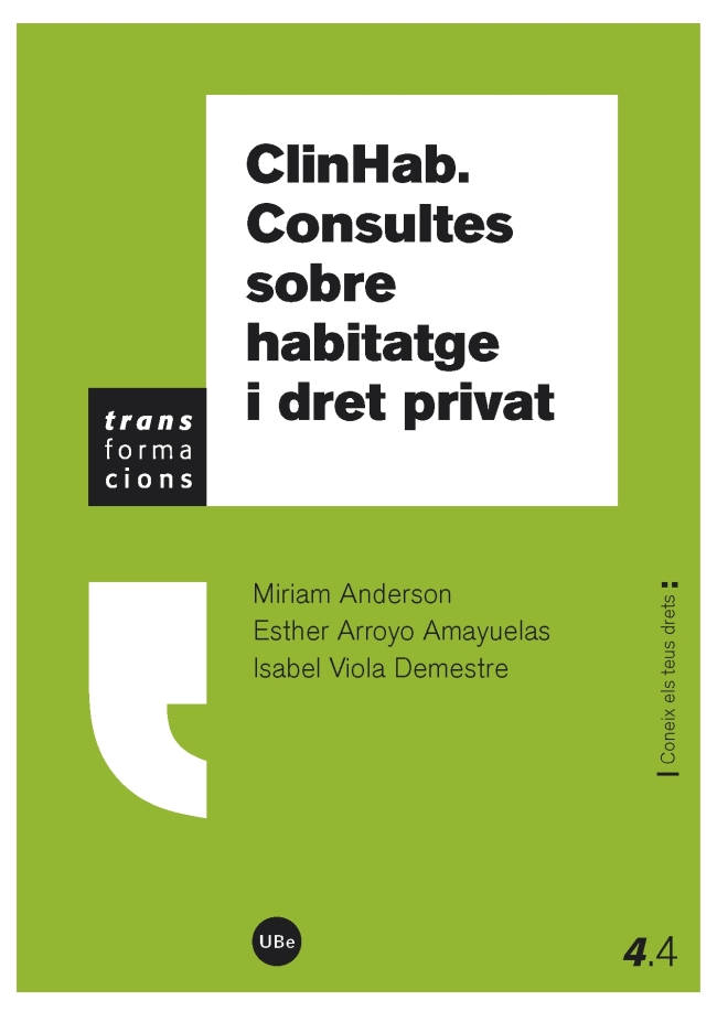 ClinHab. Consultes sobre habitatge i dret privat (eBook)