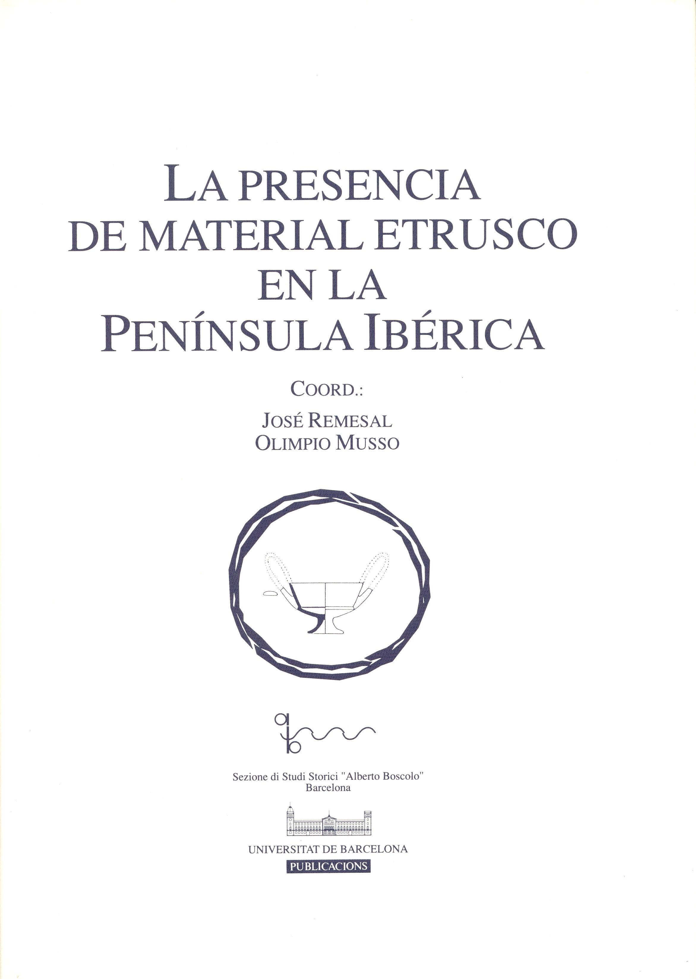 La presencia de material etrusco en la PenÃ­nsula IbÃ©rica