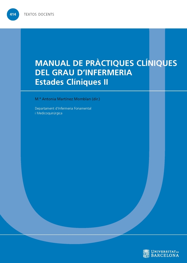 Manual de pràctiques clíniques del Grau d’Infermeria