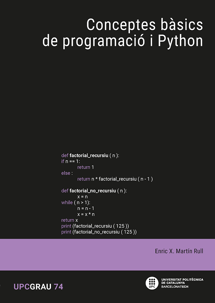 Conceptes bàsics de programació i Python