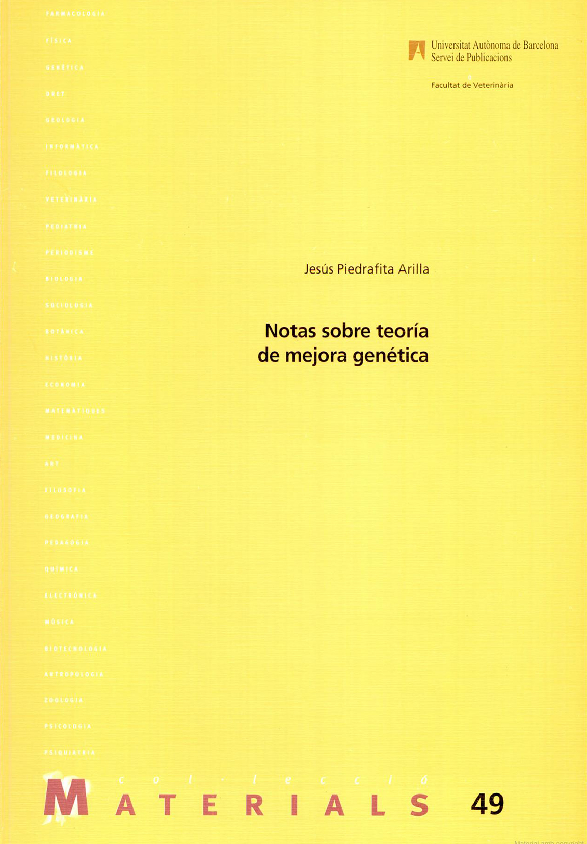 Notas sobre teoría de mejora genética