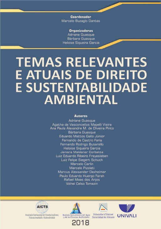 Temas relevantes e atuais de direito e sustentabilidade ambiental