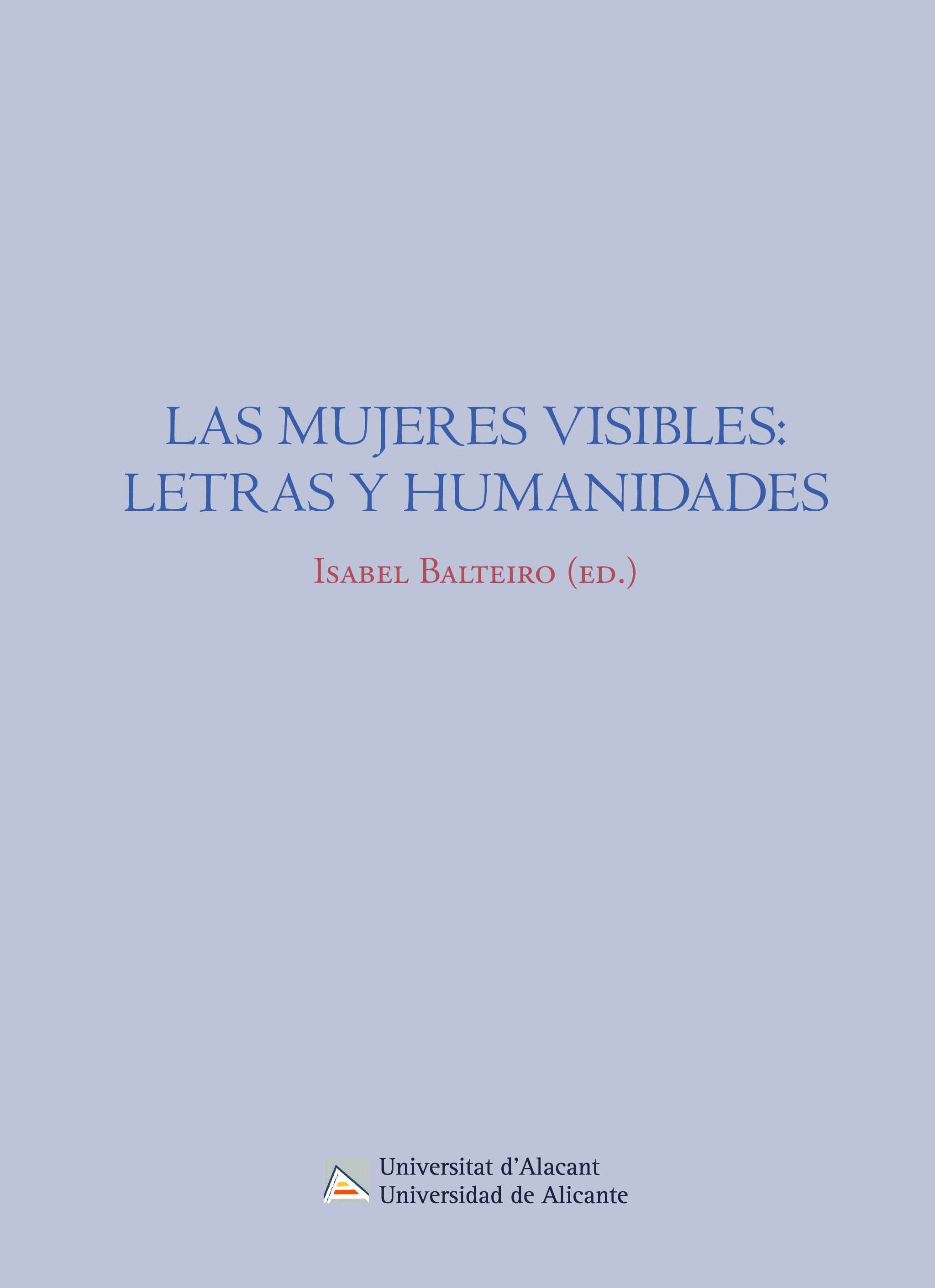 Las mujeres visibles: letras y humanidades