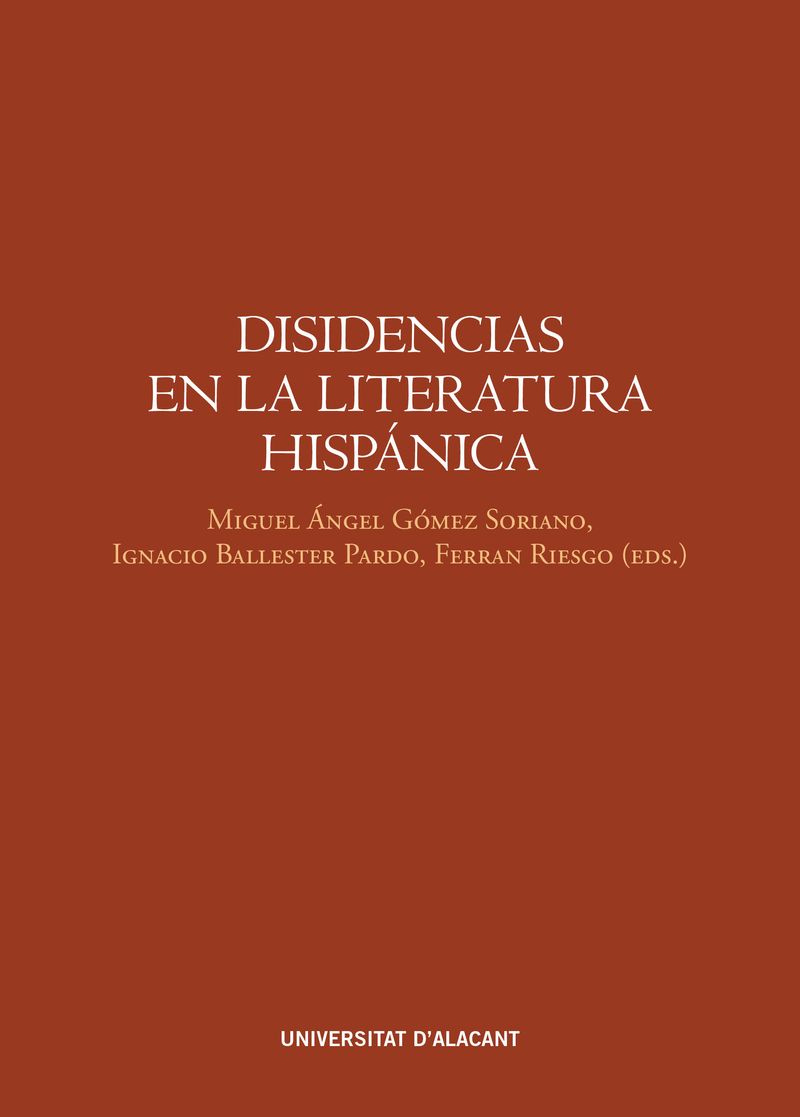 Disidencias en la literatura hispÃ¡nica