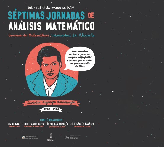 Proceedings of the 7th workshop in mathematical analysis in Alicante 2020. Trabajos de las 7mas jornadas de análisis matemático en Alicante 2020