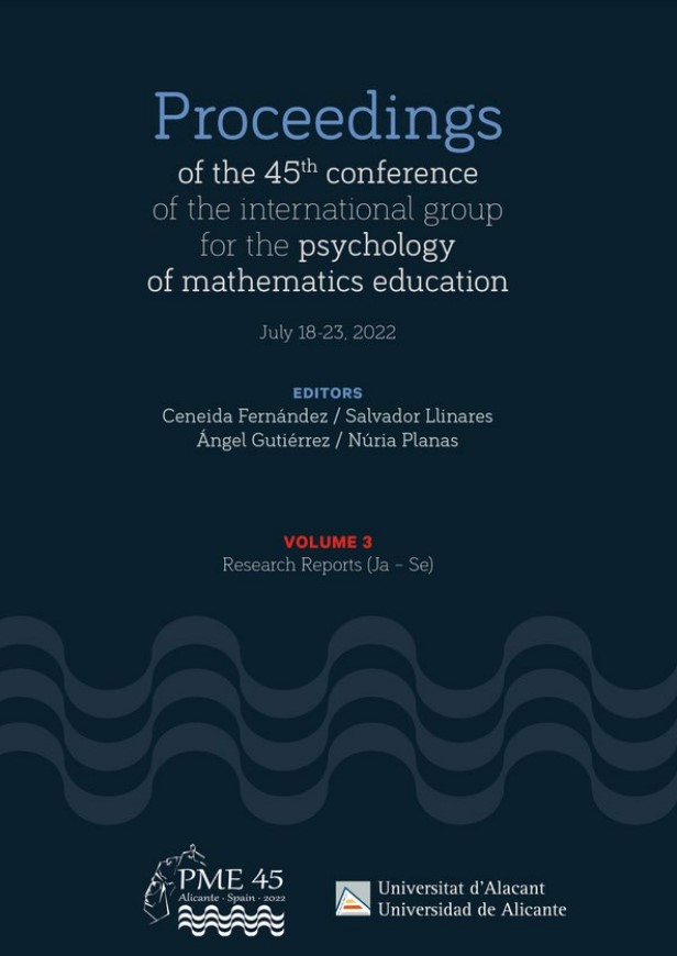 PME 45. Proceedings of the 45th conference of the international group for the psychology of mathematics education