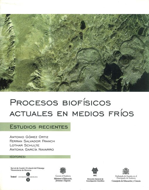 Procesos biofísicos actuales en medios fríos: estudios recientes