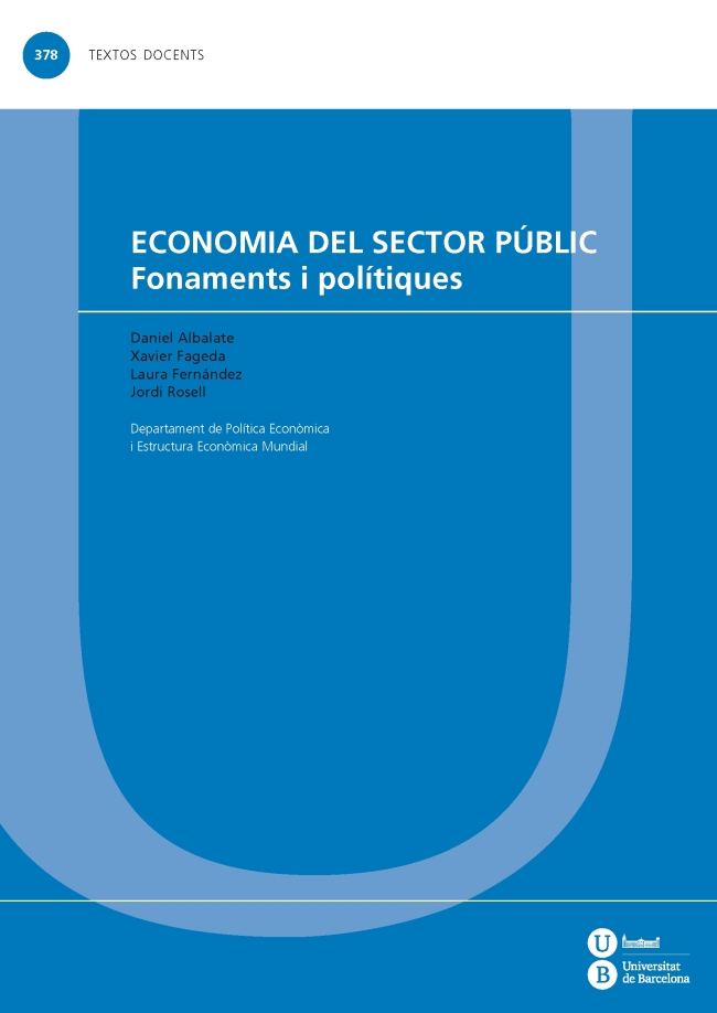 Economia del sector pÃºblic: fonaments i polÃ­tiques