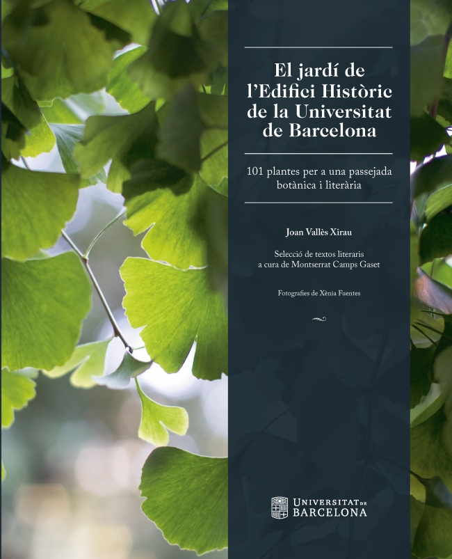 El jardí de l’Edifici Històric de la Universitat de Barcelona