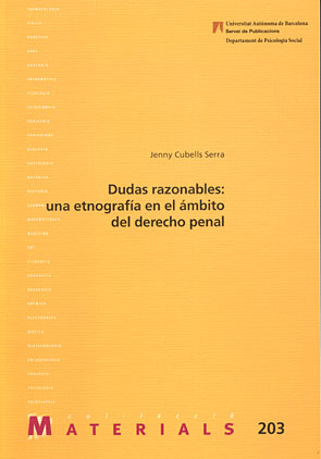 Dudas razonables: una etnografía en el ámbito del derecho penal