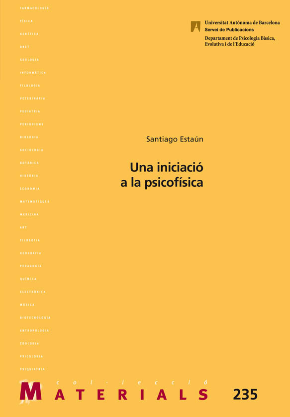 Una iniciació a la psicofísica