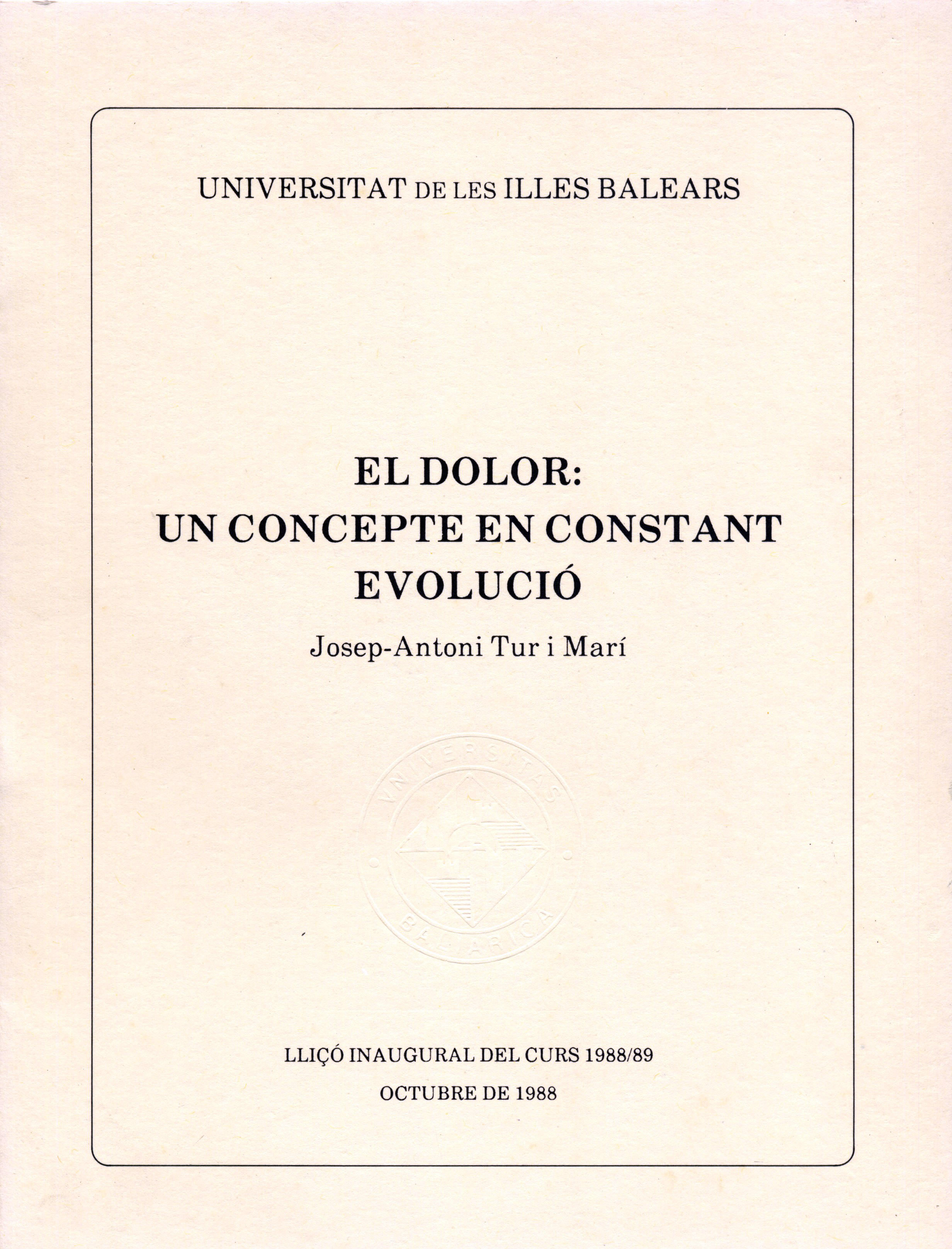 El dolor: un concepte en constant