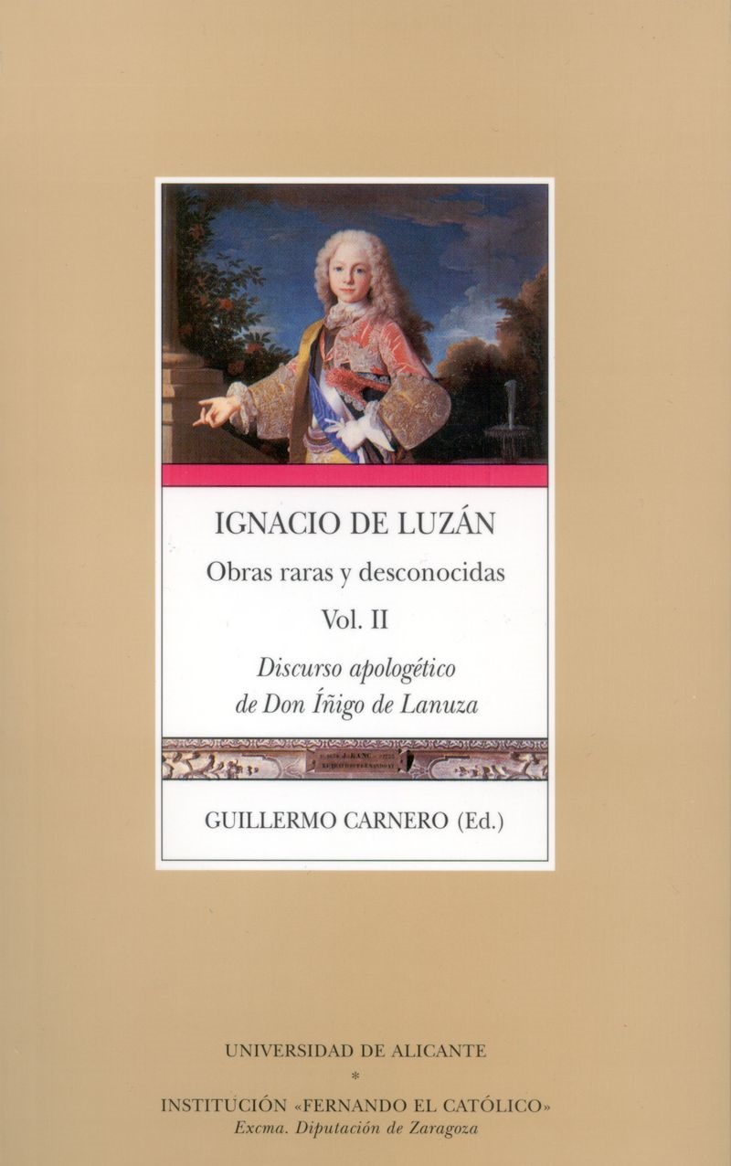 Ignacio de Luzán, obras raras y desconocidas