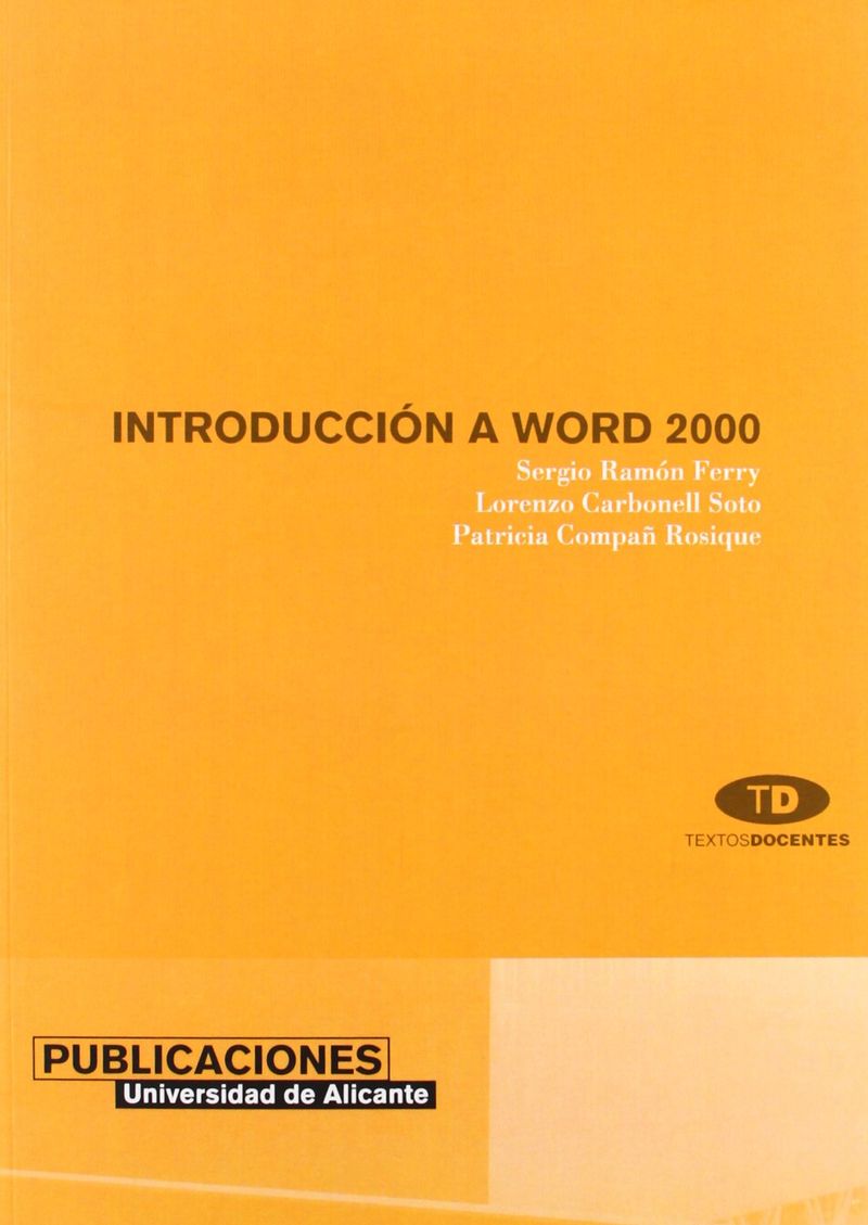 Introducción a Word 2000