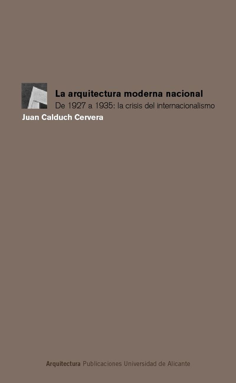 La arquitectura moderna nacional