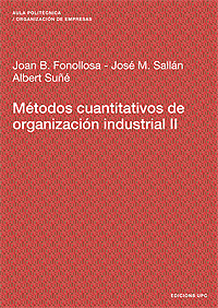 Métodos cuantitativos de organización industrial II