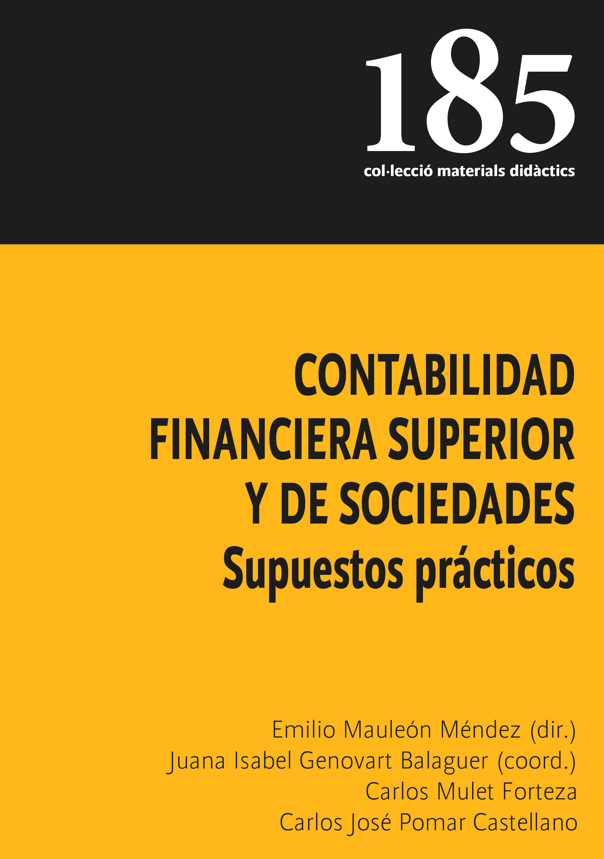 Contabilidad financiera superior y de sociedades