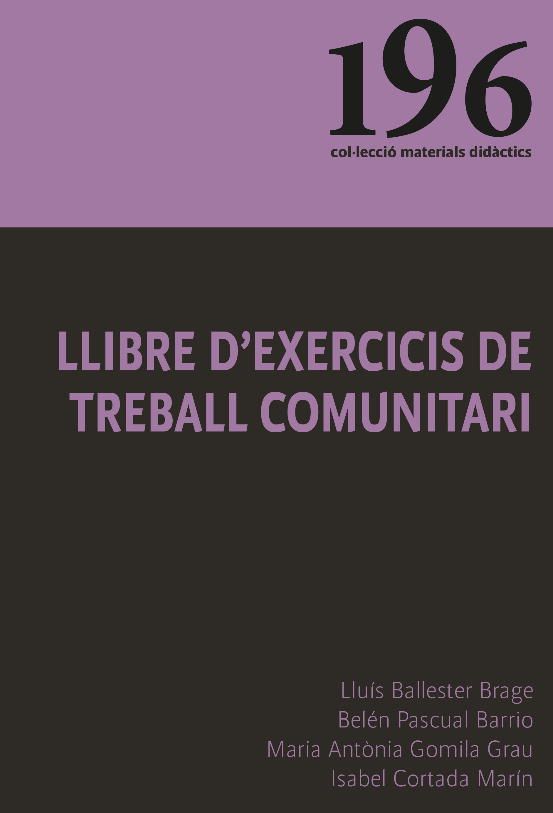 Llibre d’exercicis de Treball Comunitari