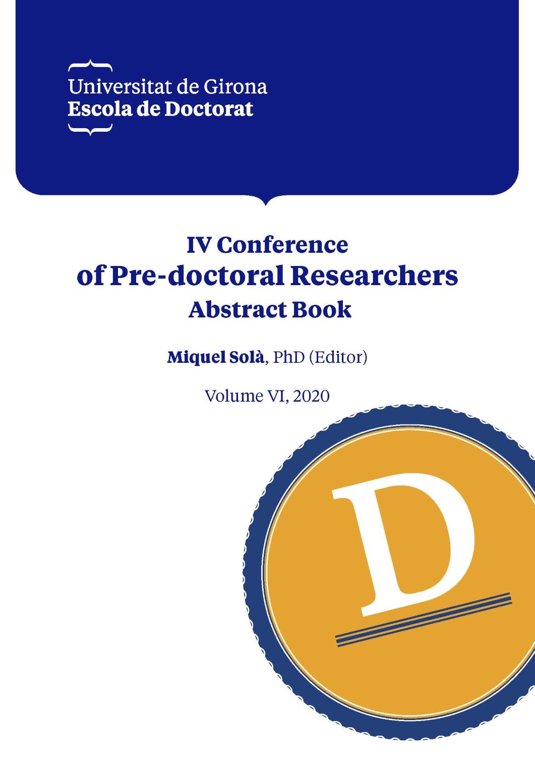 IV Conference of Pre-doctoral of Researchers