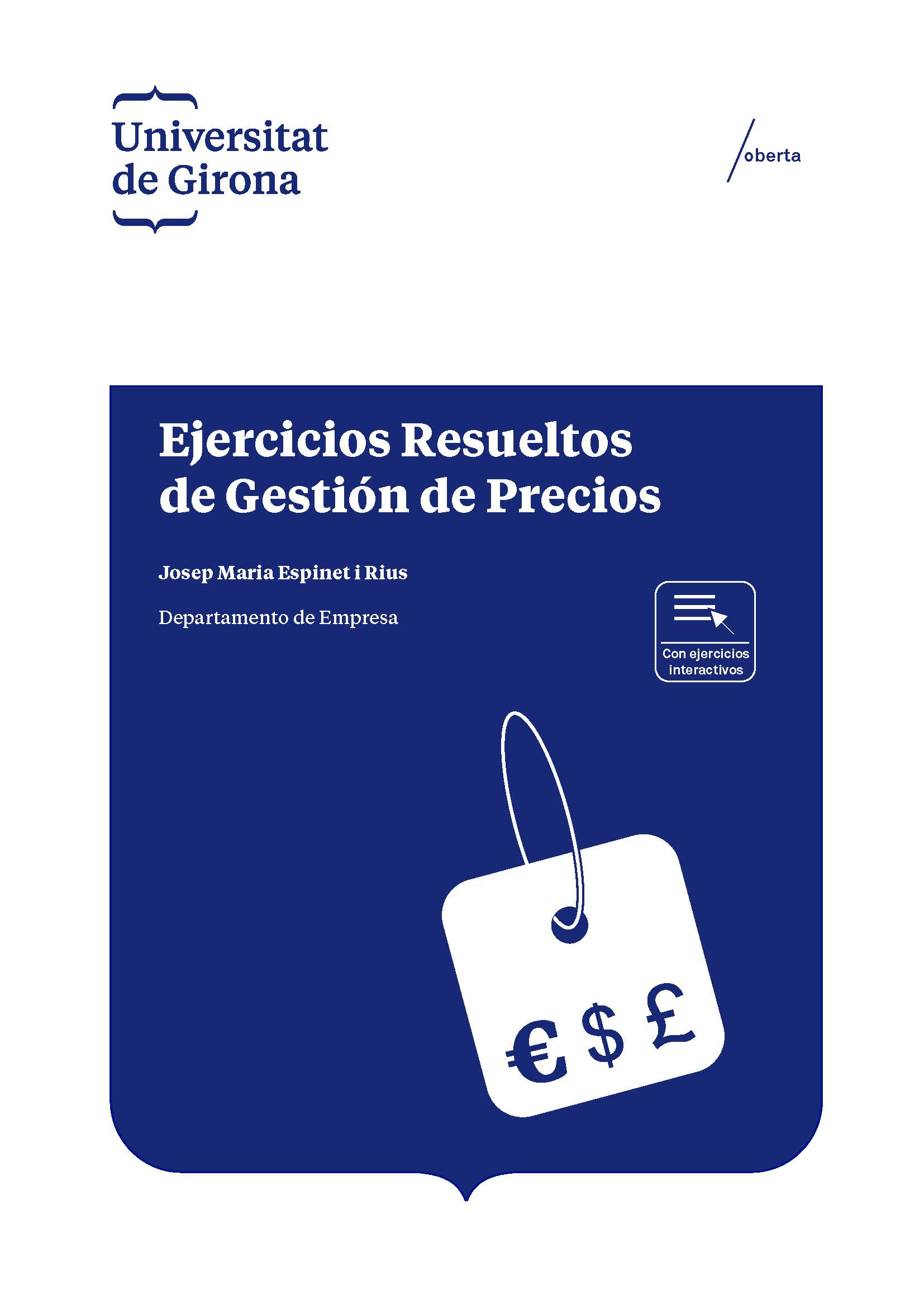 Ejercicios resueltos de gestión de precios