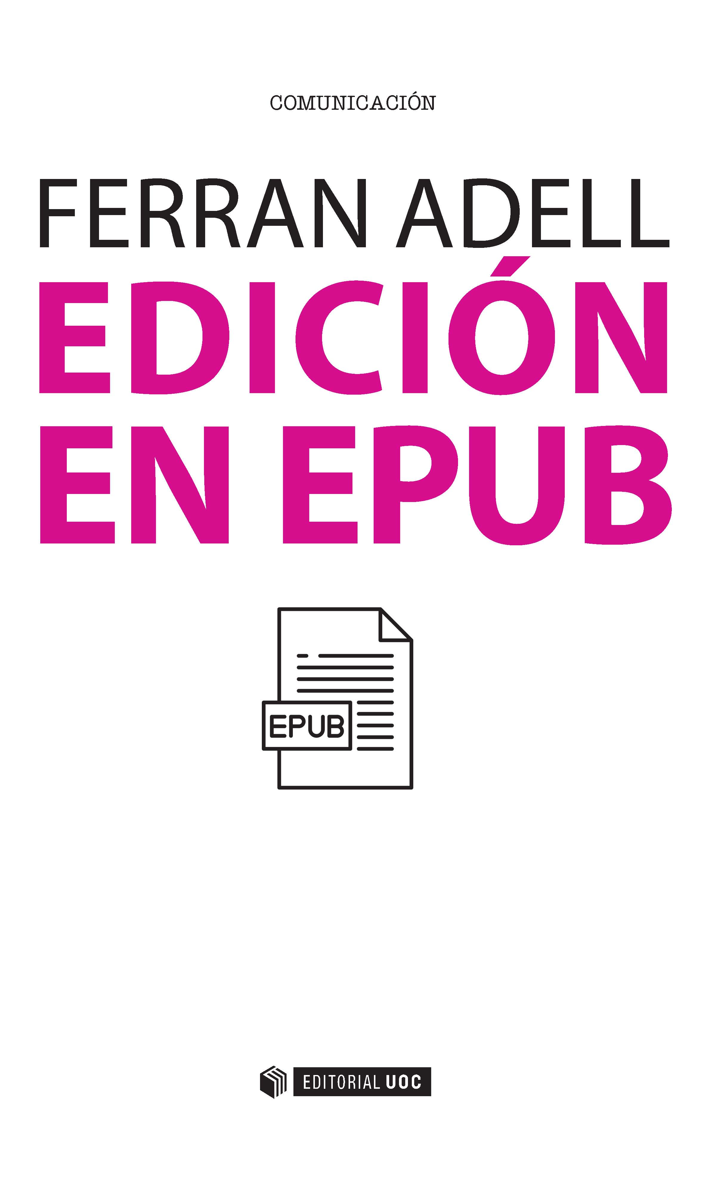 Edición en EPUB