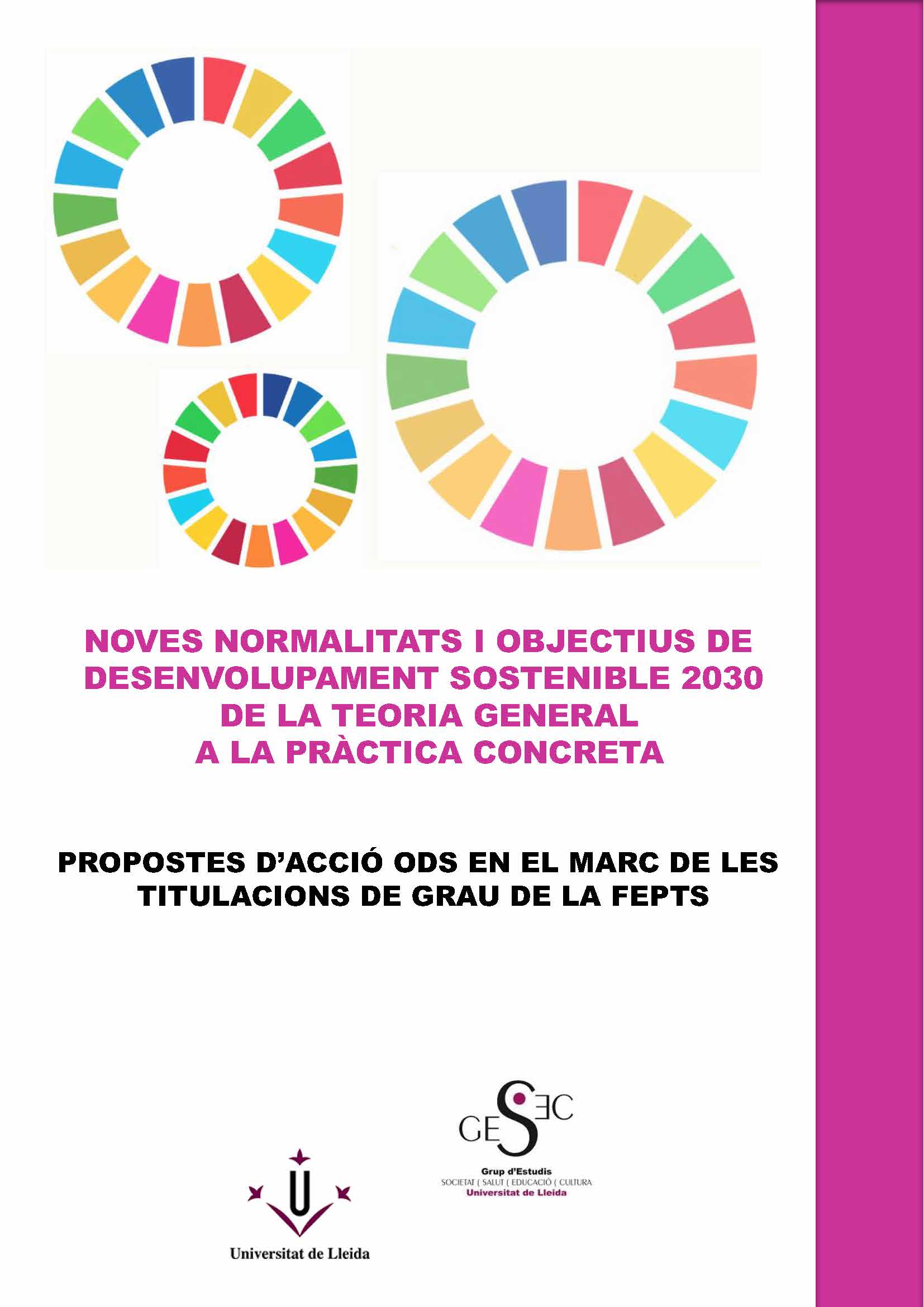 NOVES NORMALITATS I OBJECTIUS DE DESENVOLUPAMENT SOSTENIBLE 2030 DE LA TEORIA GENERAL A LA PRÀCTICA CONCRETA