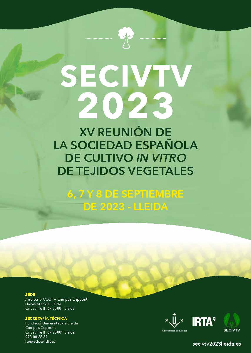 XV Reunión de la sociedad Española de cultivo in vitro de tejidos vegetales