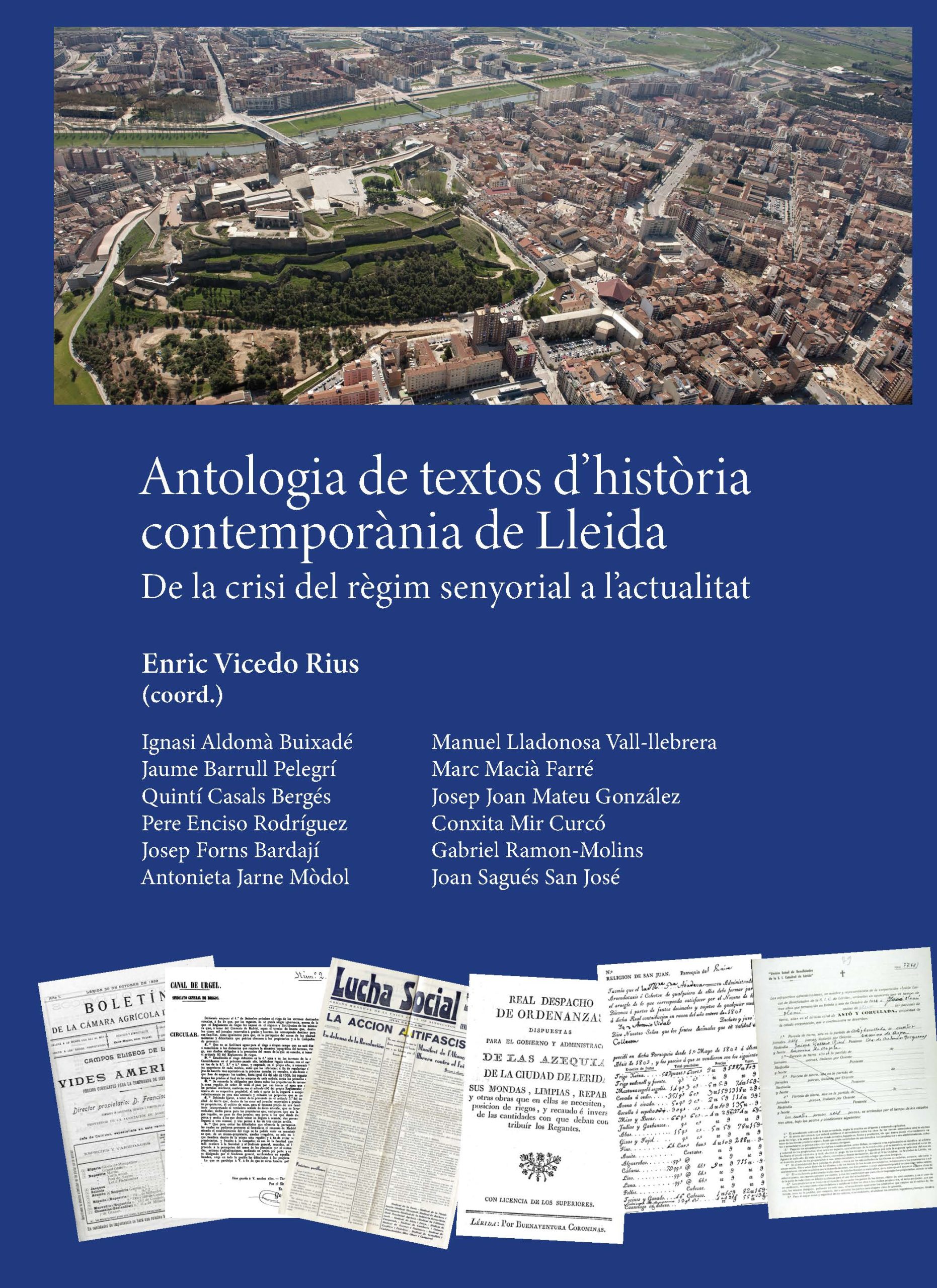Antologia de textos d’història contemporània de Lleida