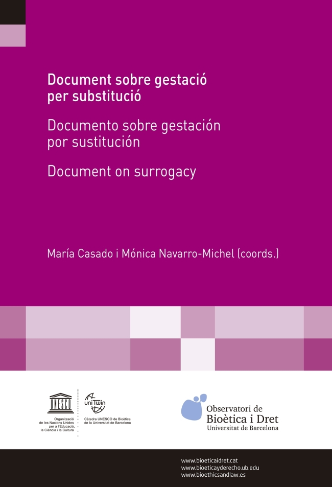 Document sobre gestació per substitució