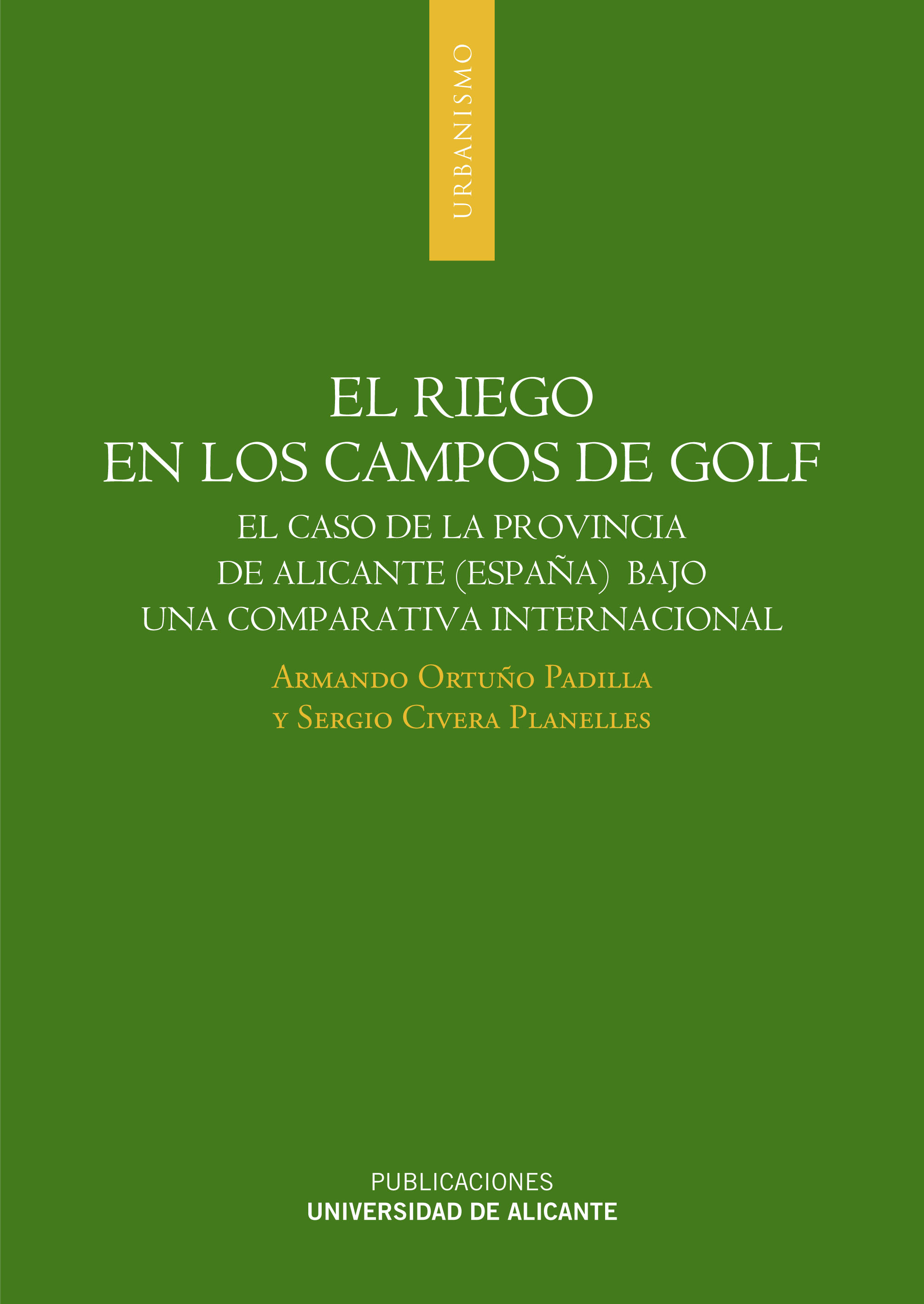 El riego en los campos de golf