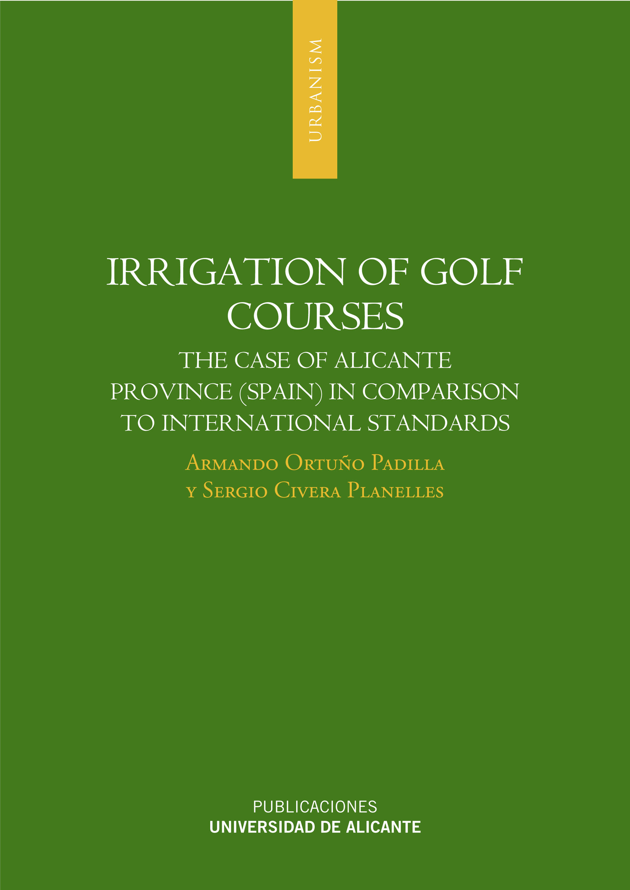 Irrigation of golf courses