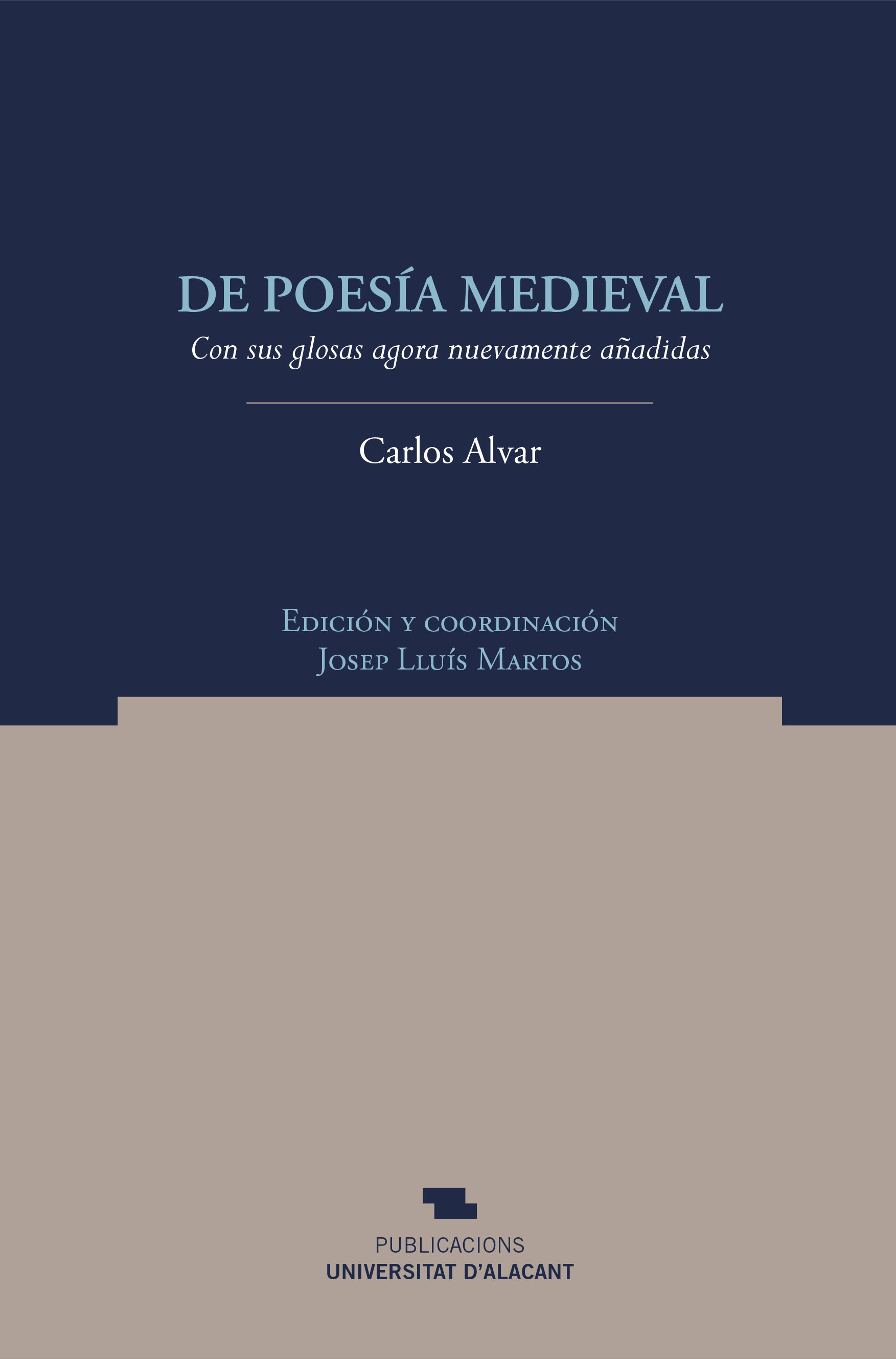 De poesía medieval con sus glosas agora nuevamente añadidas