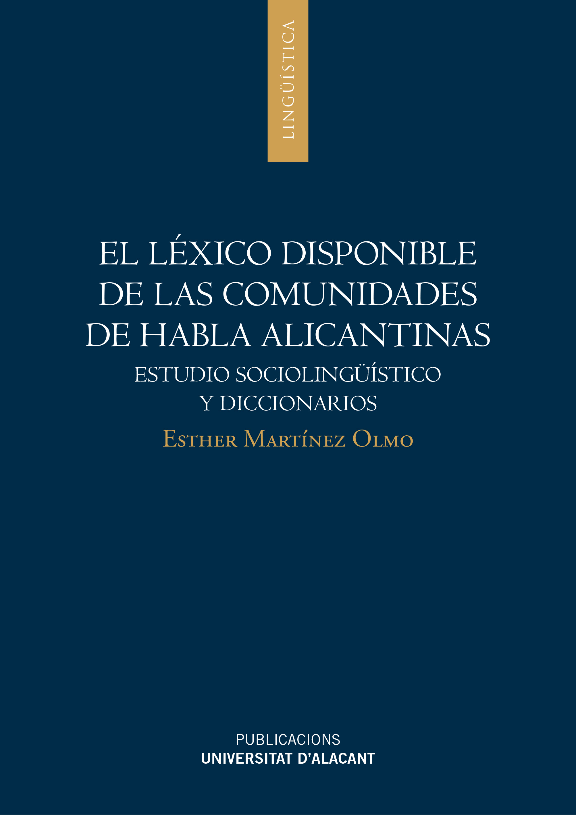 El lÃ©xico disponible de las comunidades de habla alicantinas
