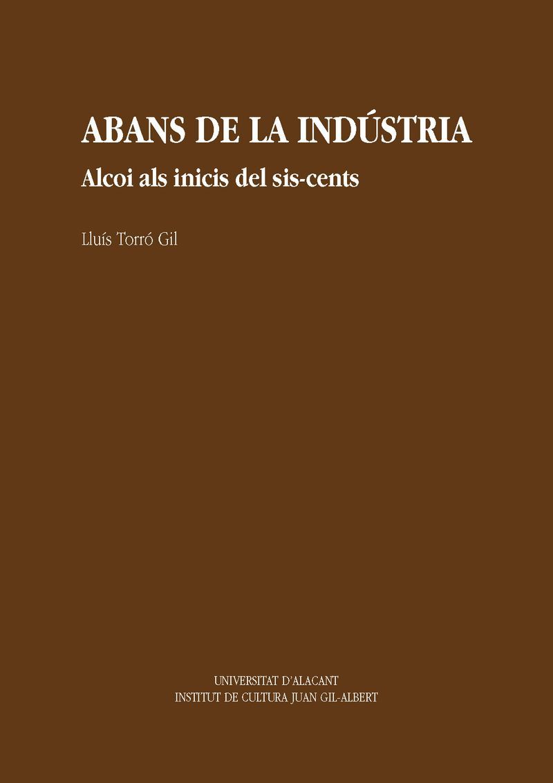 Abans de la indústria