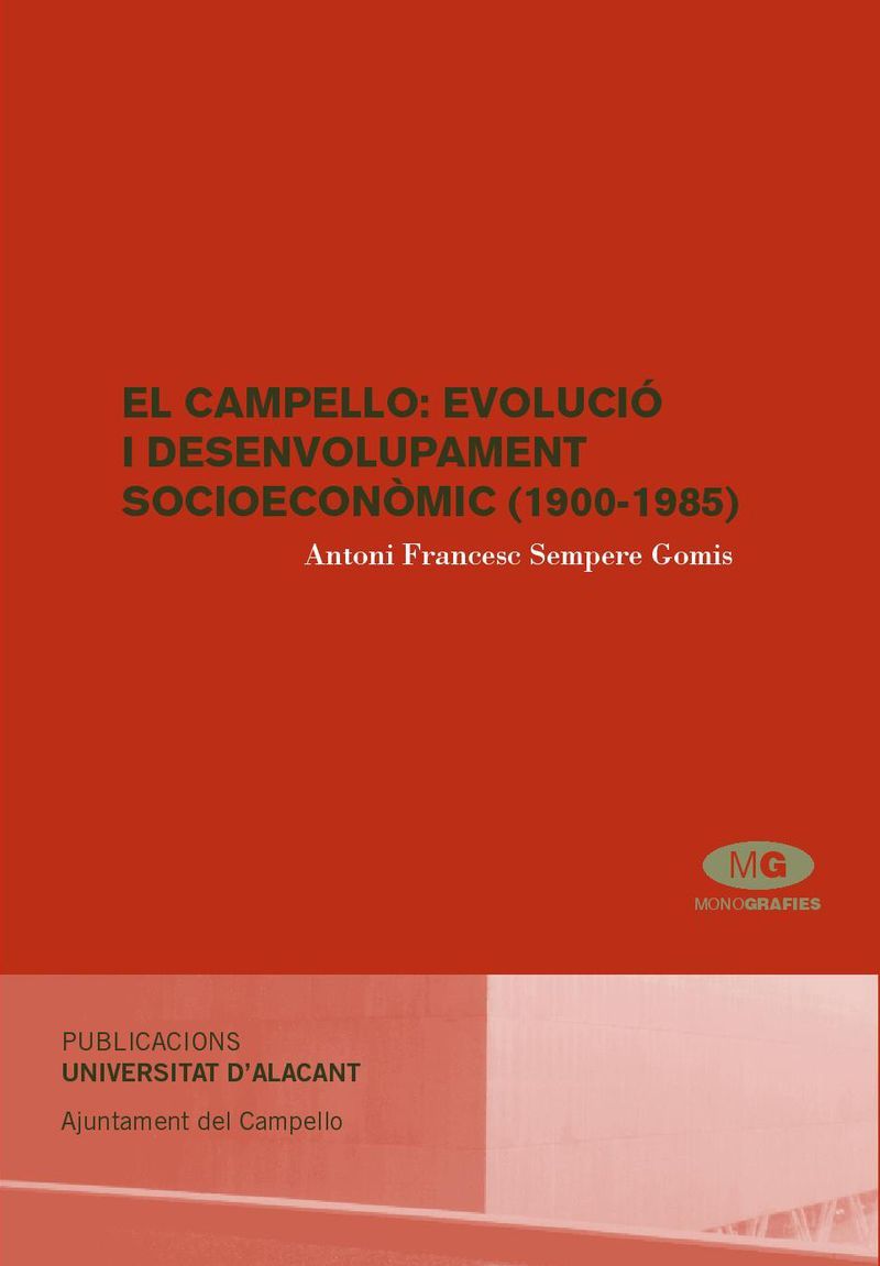El Campello: evoluciÃ³ i desenvolupament socioeconÃ²mic (1900-1985)