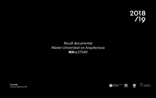 Recull documental Màster universitari en Arquitectura, MArq ETSAV