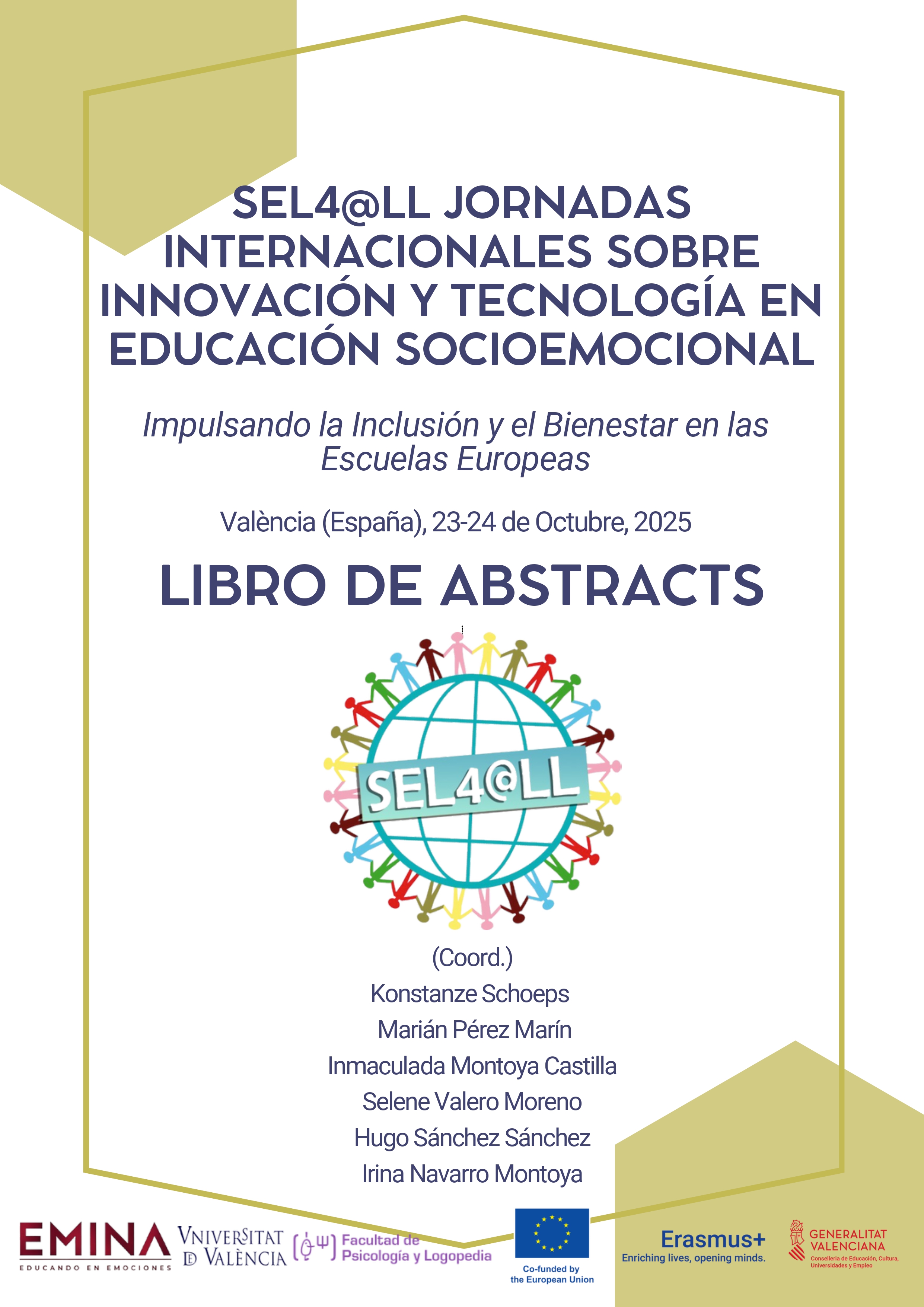 Jornadas Internacionales SEL4@ll sobre Innovación y Tecnología en Educación Socioemocional: Impulsando la Inclusión y el Bienestar en las Escuelas Europeas